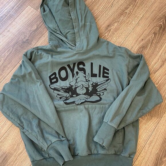 Boys Lie Hooded Sweatshirt - Picture 2 of 5
